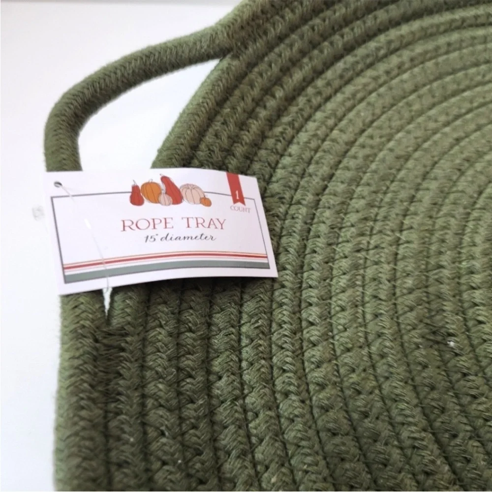 Target Bullseye Playground Green Rope Tray